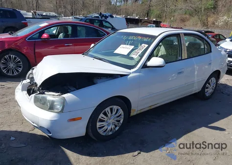 2003 Hyundai Elantra Gls/Gt из США, поврежденный, VIN KMHDN45D23U618161